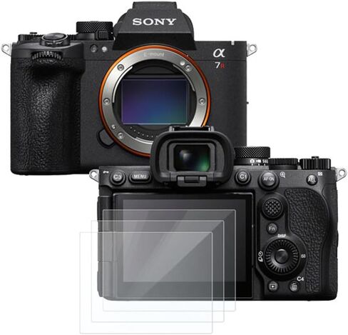 for Sony Alpha 7R VI Camera Screen Protector, Anti-Scratch | for Sony A7R VI Camera Screen Protector, [3 Pack] HD Tempered Glass Film, 9H Hardness, Anti-Fingerprint, Bubble Free in Saudi Arabia
