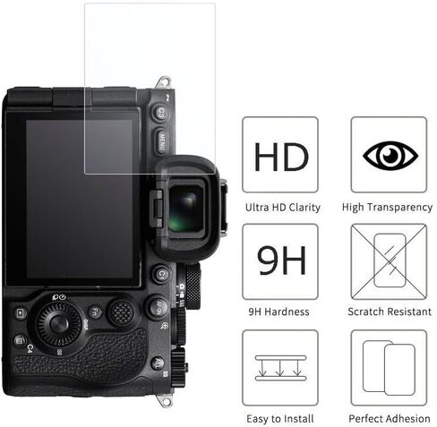 for Sony Alpha 7R VI Camera Screen Protector, Anti-Scratch | for Sony A7R VI Camera Screen Protector, [3 Pack] HD Tempered Glass Film, 9H Hardness, Anti-Fingerprint, Bubble Free in Saudi Arabia