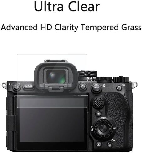 for Sony Alpha 7R VI Camera Screen Protector, Anti-Scratch | for Sony A7R VI Camera Screen Protector, [3 Pack] HD Tempered Glass Film, 9H Hardness, Anti-Fingerprint, Bubble Free in Saudi Arabia