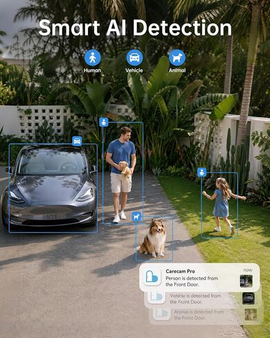 Solar Security Camera, Outdoor Security Camera Wireless, 2K Color Night Vision, 360° PTZ Security Camera Outdoor, PIR Human Detection, Two-Way Voice Calling in Kuwait