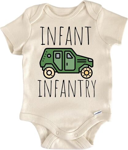 Infant Infantry Military - Baby Boy Girl Clothes Bodysuit Funny Cute in Saudi Arabia