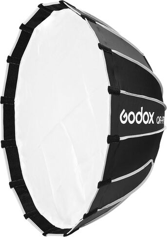 Godox Flash QR-P70T Softbox سريع الإصدار 27.5 بوصة مع حامل بوينز، وتوزيع الضوء الناعم المتساوي للاستوديو والتصوير الفوتوغرافي في الموقع، والفيديو، والصور الشخصية، والمقابلات، ولقطات المنتج in Kuwait