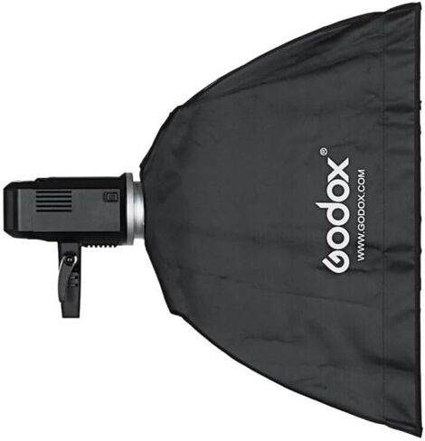 Godox Flash Softbox مع شبكة 19.7 × 27.6 بوصة معدل ضوء مستطيل للإضاءة الناعمة التي يمكن التحكم فيها، ونشر محمول للصور، وتصوير المنتجات، والمقابلات، والاستوديو والاستخدام في الموقع in Kuwait