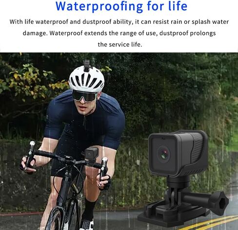 Action Camera 1080P WiFi Sports Camera with 150° Wide Angle Lens, 12MP Waterproof Camera for Outdoor Activities, Compact Design with USB Cable and Mounting Accessories in Saudi Arabia
