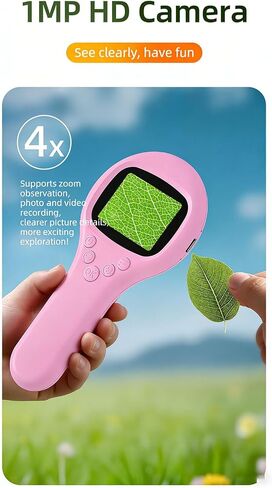 Portable Digital Microscope with 2.0 Inch Display, USB Connection for Observing Textiles and Jewelry, Portable Magnifier in Saudi Arabia