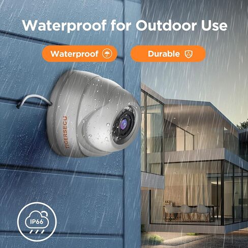 TIGERSECU 1080P 8-Channel 8 Dome Cameras DVR Security Bundle with 1TB HDD in Saudi Arabia