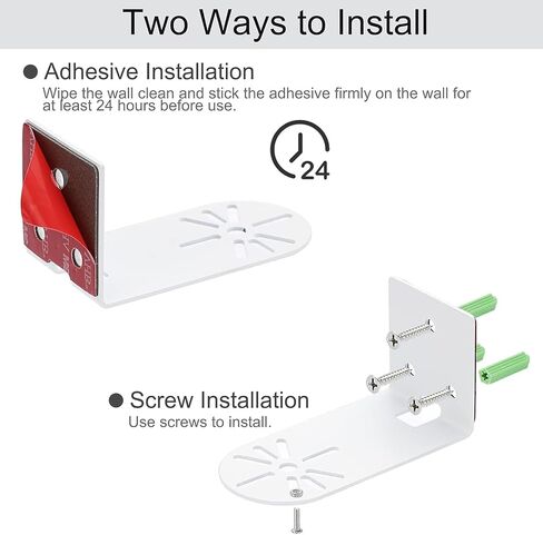3Pack Camera Wall Mount Bracket for Google Nest Cam Indoor (Wired, 2nd/ 3rd Gen) - White in Kuwait