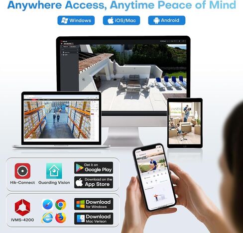 8MP Outdoor Dome PoE Camera - 4K IP Camera with Mic/Audio, Human/Vehicle Detection, Smart Hybrid Color Night, 2.8mm 114°FoV, IP67, IK08 vandalproof, H.265+, 3-Axis, 120db WDR, SD Card Slot in Saudi Arabia