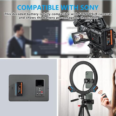9000mAh NP-F970 Battery,[PD30W Fast Charging] Replacement NP F970 Battery for Sony NP-F550 750 950 970 FX3 FX30 A7 Nikon Z8 Canon R5 Camera Camcorder LED Light Monitor in Kuwait