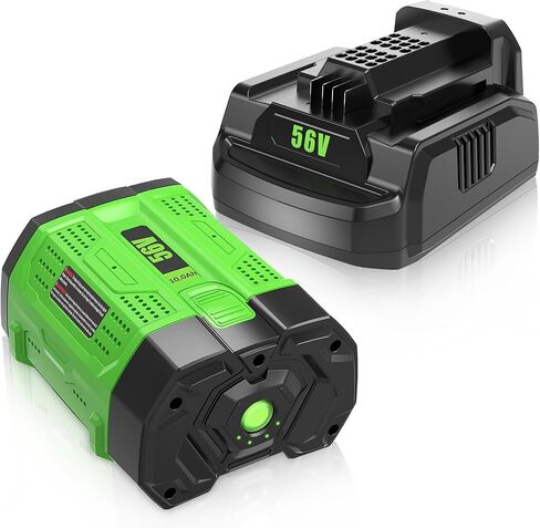 BA5600T 56V 5000mAh Replacement for EGO Battery(5.0Amps-2PC) | Compatible with EGO Leaf Blower,Snowblower,Lawn Mower,String Trimmer Tools in Kuwait