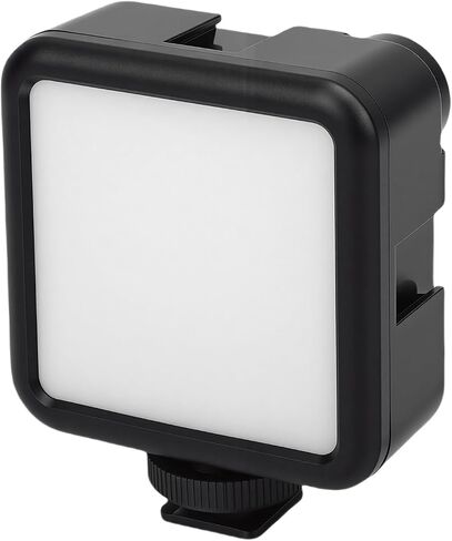 ضوء كاميرا LED عالي السطوع 5600K قابل للتعديل للتصوير الفوتوغرافي في الهواء الطلق مع 3 حوامل للأحذية الباردة in Kuwait