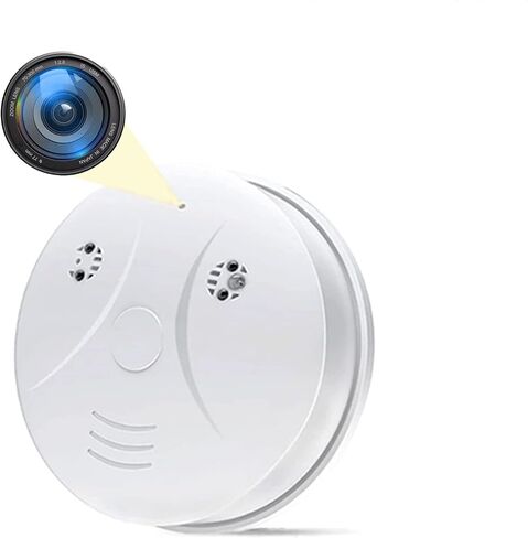1080P HD Video Wireless Camera Smoke Detector Hidden Camera for Home Security with App Control & Motion Detection, WiFi Indoor Security Camera with Night Vision for Office, Pet, Garage, Shop in Saudi Arabia