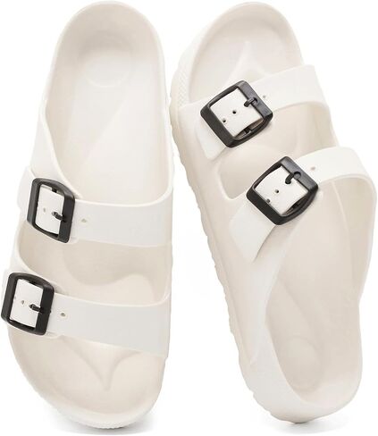 YUHITYGZGS Unisex Comfortable EVA Sandals with Arch Support, Adjustable Buckle, Summer Beach Slide Sandal for Women and Men in Saudi Arabia