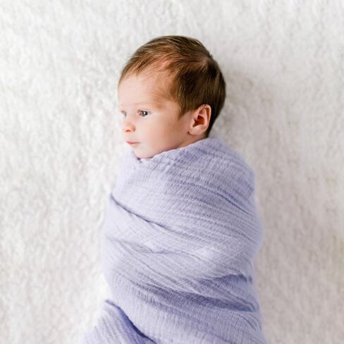 Newborn Cheesecloth Wraps 15.7 x 70.9 Inches - Soft Muslin Baby Swaddle Blanket for Newborn Photography Props in Saudi Arabia