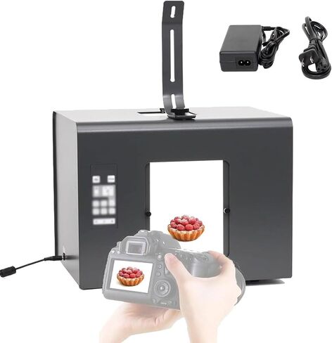 Mini Photo Studio Softbox, Professional Jewelry Photography Light Box Kit,with 6 Switching Light Source Modes & Removable Camera Fixing Bracket (27x21x21cm) in Saudi Arabia