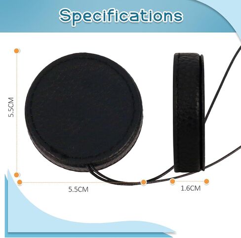 Lens Cap Fit for Fujifilm Mini EVO Inatant Camera, Anti-Scratch Aluminum Lens Cover with Flocking Internal (Black) in Kuwait