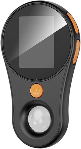 Handheld Glass Digital Microscope Portable Electronic Magnifier USB Rechargeable PP Material Suitable for Children Adults Scientific, Black in Kuwait