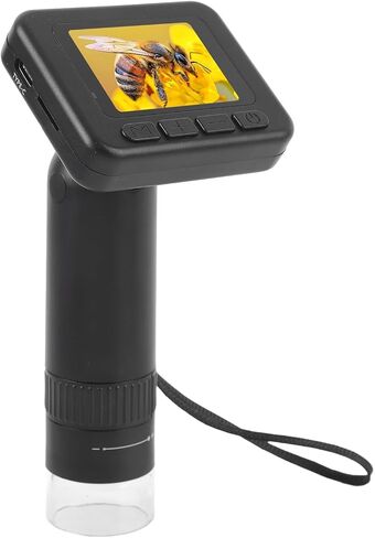 Portable USB Microscope Inspection Camera, 1000X Portable Digital Microscope with 2" LCD Display and 8 LED Lights for Kids and Adults in Saudi Arabia