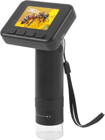 Portable USB Microscope Inspection Camera, 1000X Portable Digital Microscope with 2" LCD Display and 8 LED Lights for Kids and Adults in Saudi Arabia