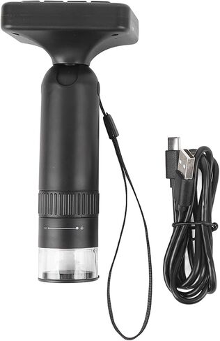 Portable USB Microscope Inspection Camera, 1000X Portable Digital Microscope with 2" LCD Display and 8 LED Lights for Kids and Adults in Saudi Arabia