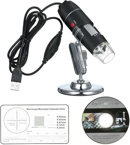 USB Microscope, USB Digital Microscope Handheld 1000X Magnification Camera 8 LED in Saudi Arabia