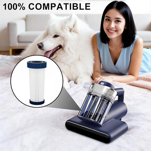 Mattress Vacuum Replacement Filter Compatible with Teant Mattress Vacuum Cleaner,Teant Blue, Gray Upgrade and Pink Bed Vacuum Cleaner.HEAP Filter-4Pack in Saudi Arabia