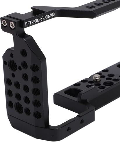 Jiawu Camera Metal Rabbit Cage Stabilizer for A6000 6300 6400 DSLR, Fast Loading Plate, Accurate Opening, Aluminum Alloy Protective Case for Video Film Making, Suitable for Filmmakers in Kuwait
