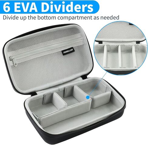 DIY Adjustable Hard Storage Case for DJI Osmo Pocket 3/4 & Small Action Cameras, Shockproof Water-Resistant Portable Travel Protective Bag,Premium Quality for Your Camera & Accessories in Saudi Arabia