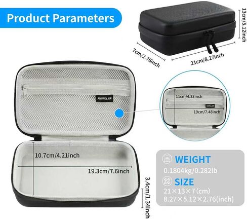 DIY Adjustable Hard Storage Case for DJI Osmo Pocket 3/4 & Small Action Cameras, Shockproof Water-Resistant Portable Travel Protective Bag,Premium Quality for Your Camera & Accessories in Saudi Arabia