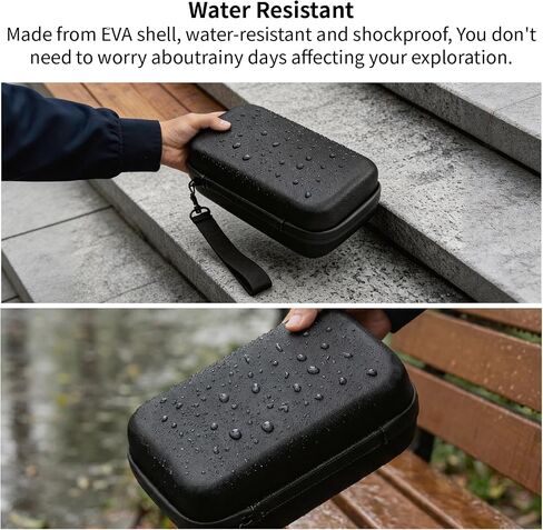 DIY Adjustable Hard Storage Case for DJI Osmo Pocket 3/4 & Small Action Cameras, Shockproof Water-Resistant Portable Travel Protective Bag,Premium Quality for Your Camera & Accessories in Saudi Arabia