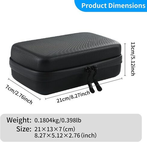 DIY Adjustable Hard Storage Case for DJI Osmo Pocket 3/4 & Small Action Cameras, Shockproof Water-Resistant Portable Travel Protective Bag,Premium Quality for Your Camera & Accessories in Saudi Arabia