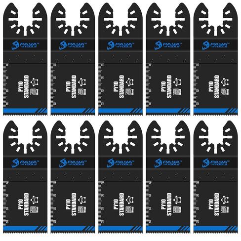 Multifunction High Carbon Steel Standard 2-1/2" Wide E-Cut Oscillating Saw Blades, Universal Fit Multitool Blades for Wood, PVC, Drywall (3-Pack) in Saudi Arabia