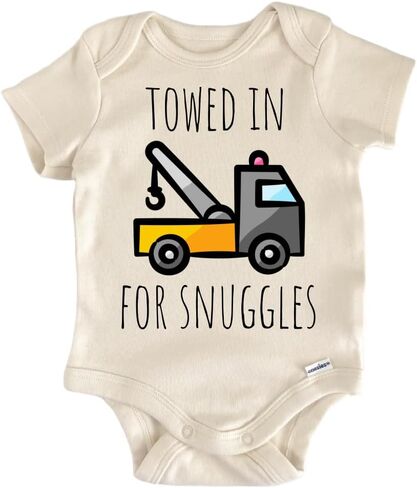 Tow Truck Driver - Baby Boy Girl Clothes Bodysuit Funny Cute in Kuwait