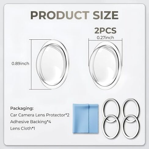 Rain Backup Camera Cover for Lexus is ES LS | Thicker Backup Camera Lens Protector For Heavy Rain Reversing Visibility With Clear Scratch Resistant Shell in Kuwait