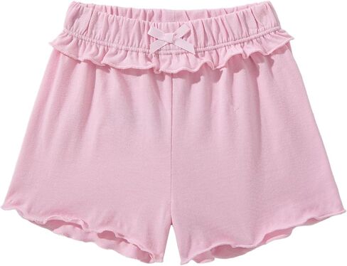 TRND O&X Baby Girl 3-Pack Cotton Outfit, Ruffle Romper Bodysuit Shorts Set with Cute Butterfly Rainbow Print in Kuwait