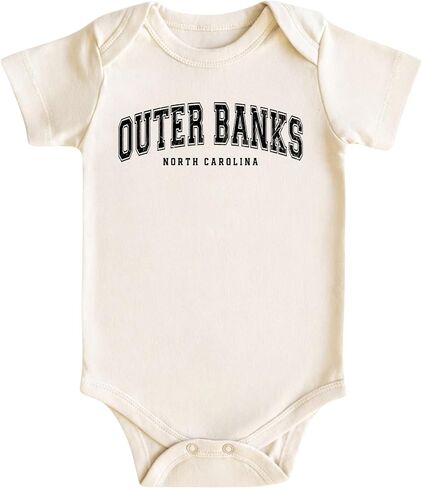 Outer Banks Baby Bodysuit for Boys Girls, North Carolina Vacation Infant Outfit, Newborn Gift in Saudi Arabia