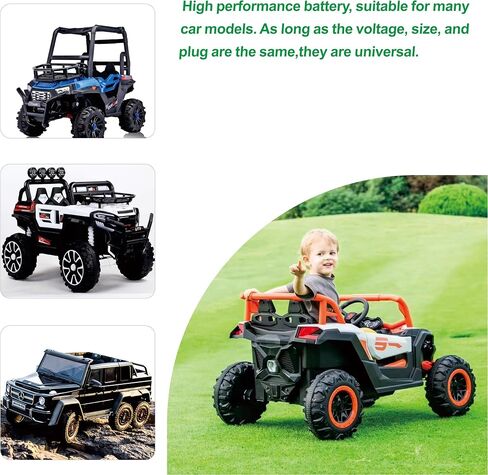 24V 8Ah Li-ion Battery Pack with Charger for Ride-On Cars & Toys, Compatible with Dynacraft Realtree 24V UTVs in Kuwait