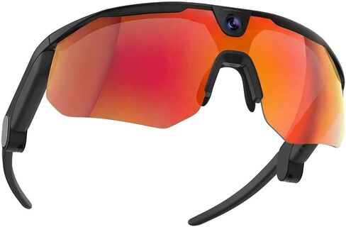Ranger AI Sports Camera Glasses (Black) + Photochromic Lens (Clear to Light Gray) + 1600mAh Power Plus in Saudi Arabia