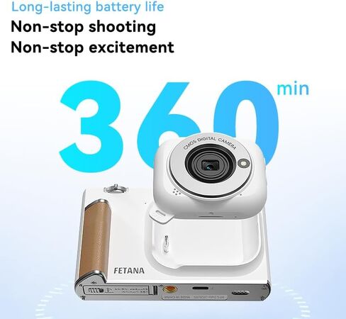5K 30Fps Mini Action Camera with 180° Flip Screen 75MP EIS | Wearable Beauty Filter Continuous Shooting Vlogging Camera for TikTok YouTube Vlogging Outdoor Motorcycle in Saudi Arabia