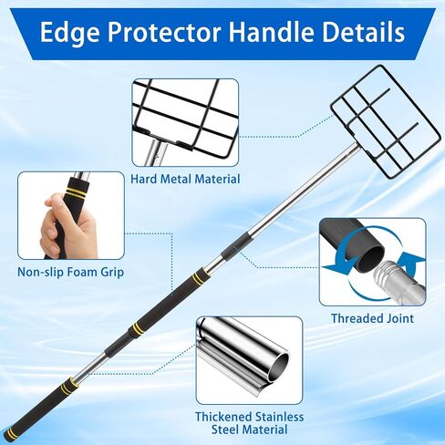 Edge Protector Handle, Board Corner Protector Extension Handle V Shaped Edge Guards Adjustable for Flatbed Cargo Trucks Compatible with Various Edge Protector Flatbed4.2-9.2ft in Kuwait