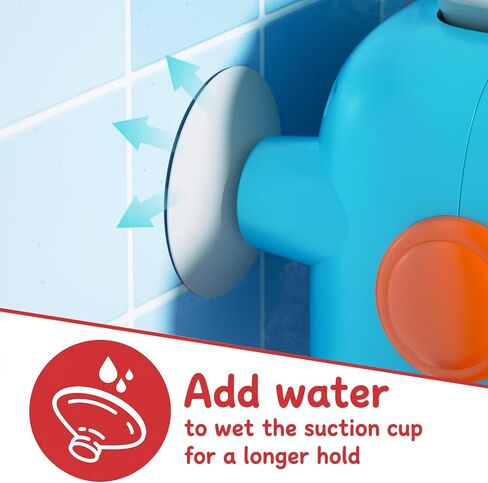 DOLIVE STEM Waterworks Pipes Bath Toys, 9PCS Baby Bathtub Toy with Interactive, Creative Shower Toy with Suction Cups for Baby Boys & Girls in Saudi Arabia