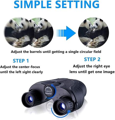 Binoculars for Adults Binoculars, Professional 10X25 Binocular Telescope, Hd Waterproof Compact Monocular Camping in Saudi Arabia