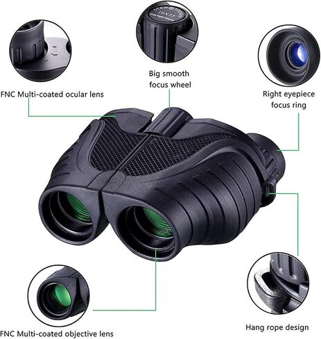 Binoculars for Adults Binoculars, Professional 10X25 Binocular Telescope, Hd Waterproof Compact Monocular Camping in Saudi Arabia