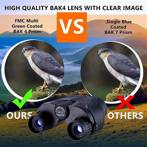 Binoculars for Adults Binoculars, Professional 10X25 Binocular Telescope, Hd Waterproof Compact Monocular Camping in Saudi Arabia