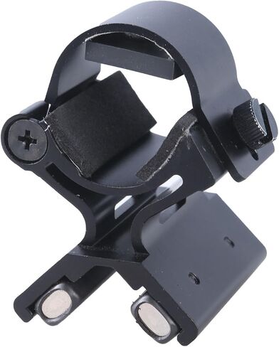 Muloo Magnetic Flashlight Mount Holder Stand for 23mm-26mm Diameter Flashlight Flalight Mounting Bracket in Saudi Arabia