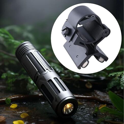 Muloo Magnetic Flashlight Mount Holder Stand for 23mm-26mm Diameter Flashlight Flalight Mounting Bracket in Saudi Arabia