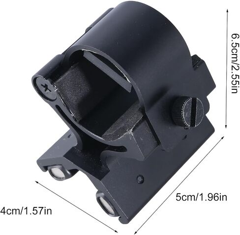 Muloo Magnetic Flashlight Mount Holder Stand for 23mm-26mm Diameter Flashlight Flalight Mounting Bracket in Saudi Arabia
