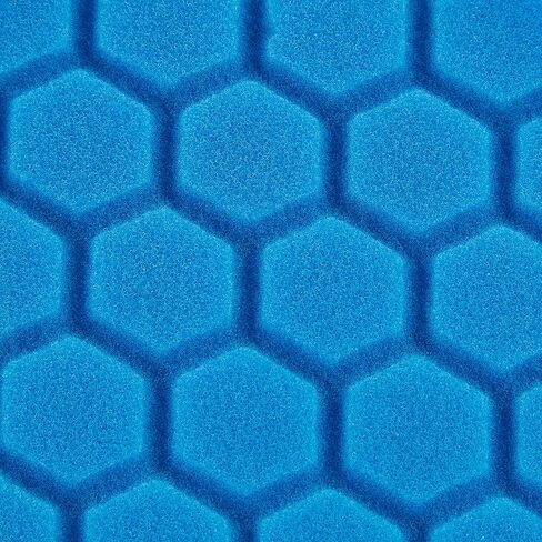 Chemical Guys, Hex-Logic Light Polishing & Finishing Pad, Blue, 5.5 inch | Soft blue finishing foam pad applies finishing polishes, glazes and sealants for a glossy, swirl-free finish in Kuwait
