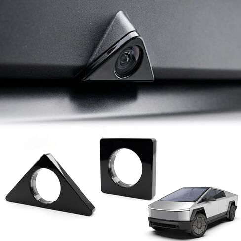 2Pcs Front & Rear Camera Lens Guard Protective Covers for Cybertruck Camera Lens Covers Scratch Resistant Waterproof for Cybertruck Accessories (2024+) in Saudi Arabia