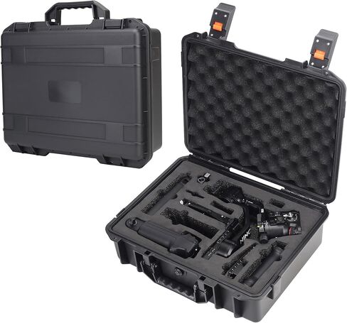 Hard Case for DJI RS 5 Combo, Waterproof & Impact-Resistant Travel Carrying Case for DJI RS 5 Gimbal Stabilizer and Accessories in Saudi Arabia